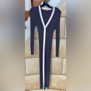 STAUD knit midi dress